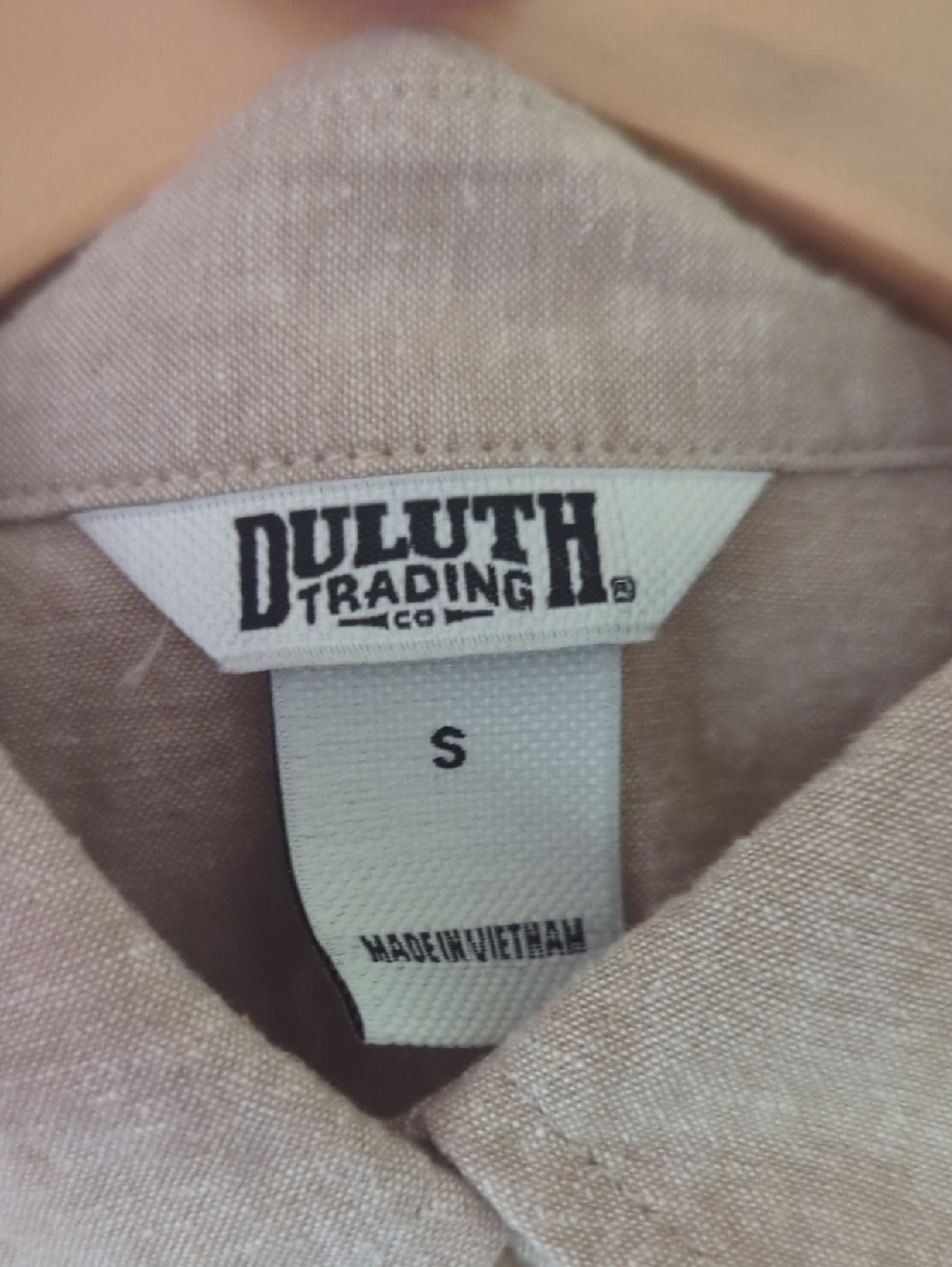 Duluth Trading Hemp Button-Front Shirt Dress - POCKETS!!! - Picture 2 of 6
